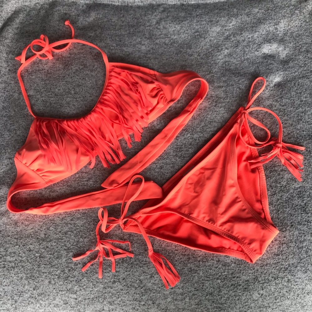 Xhilaration Fringe Bikini Swimsuit